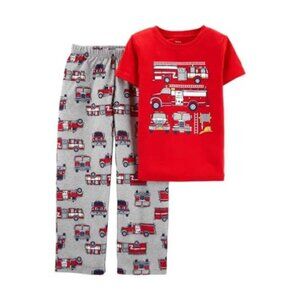 Carters Toddler Boys 2-Piece Firefighter Pajamas Size 3T